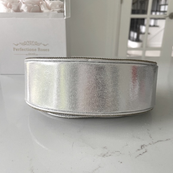 Small Silver Rhinestone Flap Bag - Picture 7 of 11